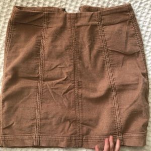 Free people modern fem corduroy skirt Sz 0